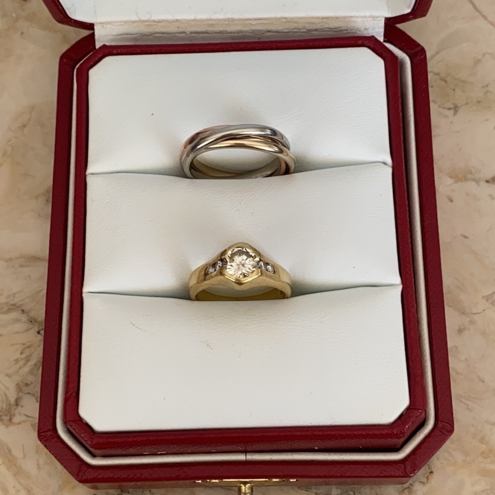 Authentic Cartier Double Wedding Rings Box - Picture 2 of 8